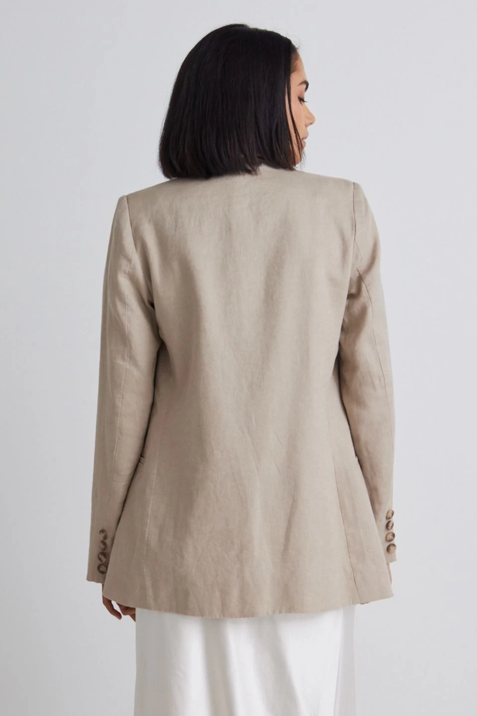 Mason Sand Linen Boyfriend Blazer 8 Mason Sand Linen Boyfriend Blazer - Image 6