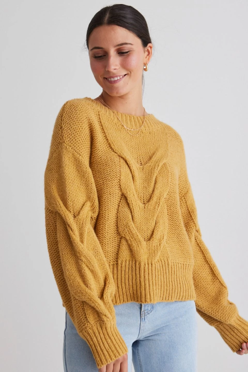 Bonny Honey Open Cable Knit Jumper 3 Bonny Honey Open Cable Knit Jumper