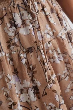 Sensational Fawn Floral Tiered Drawstring Maxi Skirt 9 Sensational Fawn Floral Tiered Drawstring Maxi Skirt -Fashion Clothing Store 8C65B0EA 0CA1 4FE2 8880 91646E5336B6 1 105 c