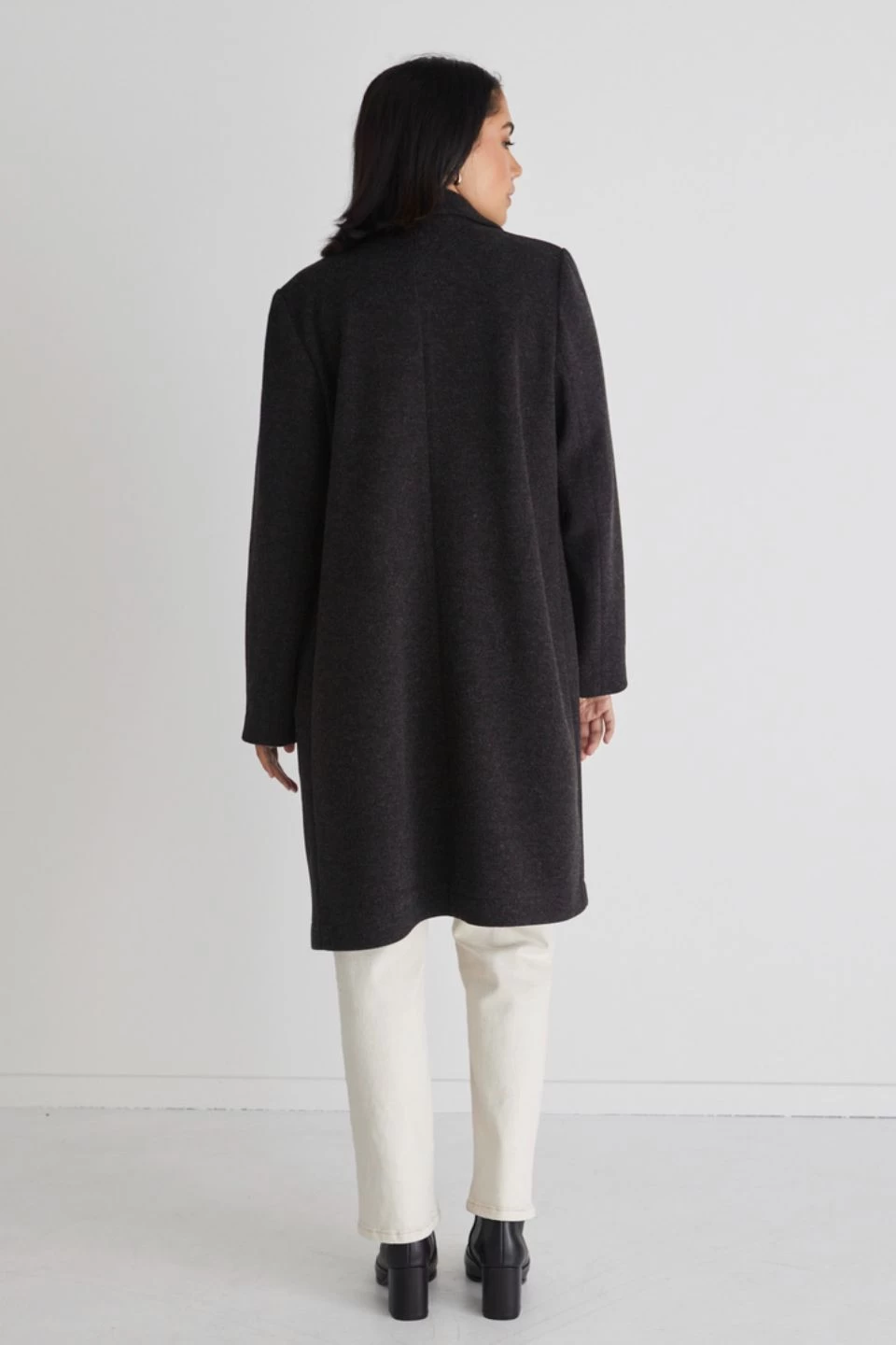 Marlo Black Felted Coat 8 Marlo Black Felted Coat - Image 6