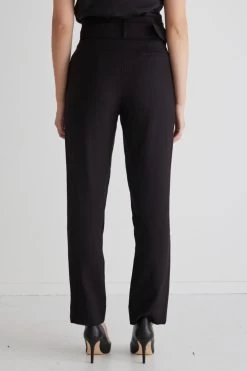 New York Black High Waist Belted Slim Pant 13 New York Black High Waist Belted Slim Pant -Fashion Clothing Store 9003426E 94F2 420B BA8B B66FAD926C31 1 105 c