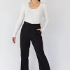 Brook Black Flare Pant