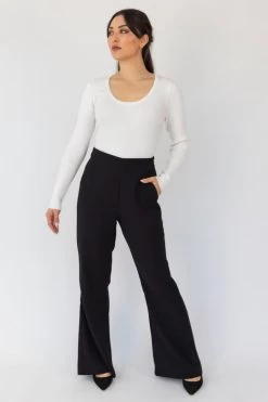 Brook Black Flare Pant