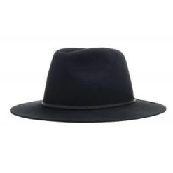 Brixton Wesley Fedora Black Wool Felt Hat 8 Brixton Wesley Fedora Black Wool Felt Hat -Fashion Clothing Store 95db292883e2108114fca9cd83ddef6755b52d09