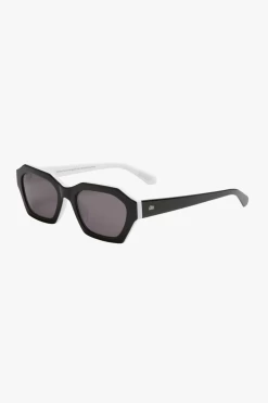 Kinetic Black White Smokey Grey Sunglasses