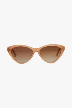 Seduction Nude Rosewood Gradient Polar Cat Eye Sunglasses