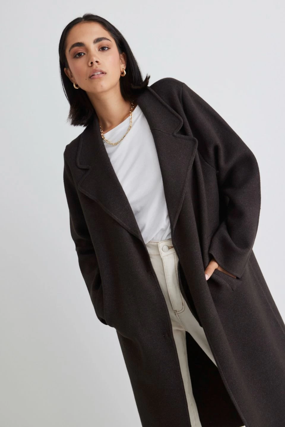 Guardian Charcoal Knit Coat 5 Guardian Charcoal Knit Coat - Image 3