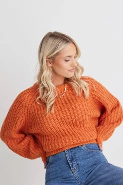 Kind Orange Chunky Crew Neck Jumper 7 Kind Orange Chunky Crew Neck Jumper -Fashion Clothing Store A0EA2951 A7A7 45B8 9060 F84E49D5BEEC 1 105 c 6ec4553a 456d 4664 976b ce1806f99a91