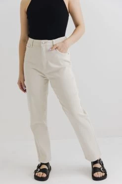 Tommy Ecru High Waist Straight Leg Jean -Fashion Clothing Store AA426492 C34B 408C A647 BE95AA98F794 1 201 a