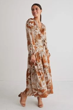 Twilight Rust Floral LS Tiered Maxi Dress 8 Twilight Rust Floral LS Tiered Maxi Dress -Fashion Clothing Store AC39B1E5 C7F0 4F23 83FF 72E0AE23C259 1 201 a