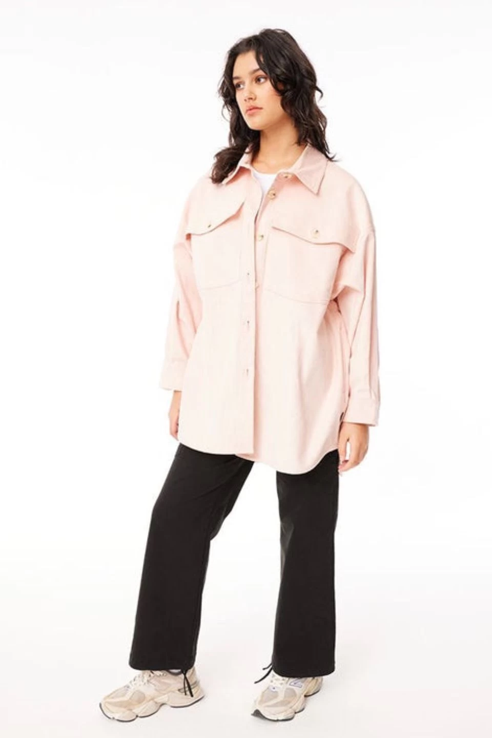 Taylor Pink Cord Shacket 4 Taylor Pink Cord Shacket - Image 2