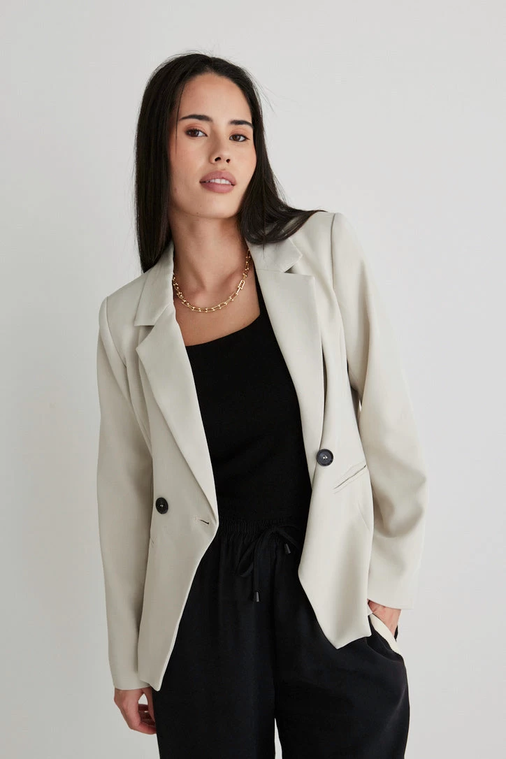 Harper Cloud Textured Double Breasted Blazer 4 Harper Cloud Textured Double Breasted Blazer - Image 2