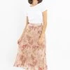 Pleated Blush Hibiscus Midi Skirt -Fashion Clothing Store B8B6CE08 AE69 4CD7 9A94 430E28140B03 1 105 c
