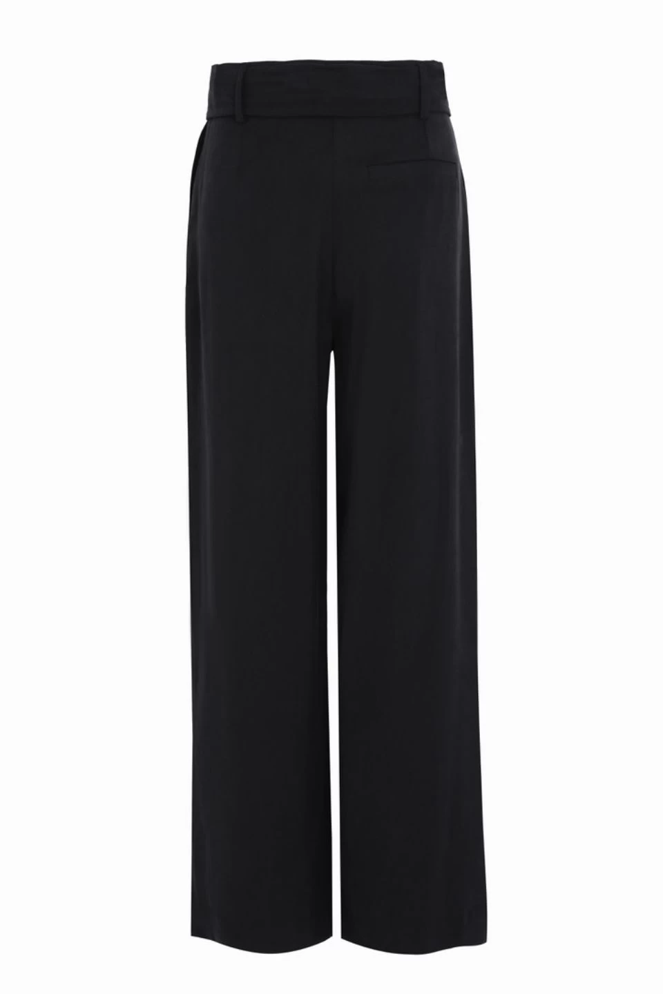 Fearless Black Pleat Front High Waist Belted Wide Leg Pant 8 Fearless Black Pleat Front High Waist Belted Wide Leg Pant - Image 6