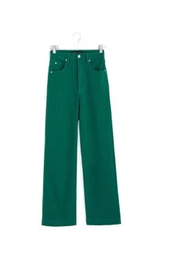 Billie Apple Green Wide Leg Jeans -Fashion Clothing Store Billiewidelegjeanapple1