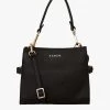 Birdie Black Mini Top Handle Square Crossbody Bag 1 Birdie Black Mini Top Handle Square Crossbody Bag -Fashion Clothing Store BirdieBlackMiniTopHandleSquareCrossbodyBag
