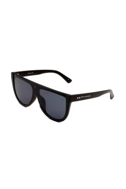 The Coco Flat Top Rounded Black With Black Lens Sunglasses 5 The Coco Flat Top Rounded Black With Black Lens Sunglasses -Fashion Clothing Store COCO2