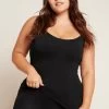 Basic Black Cami Top 1 Basic Black Cami Top -Fashion Clothing Store Cami Top Black Front 1