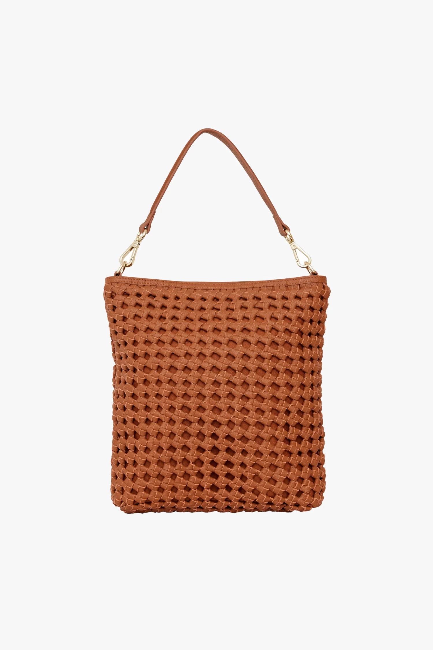 Claudette Tan Braid Leather Shoulder Bag 6 Claudette Tan Braid Leather Shoulder Bag - Image 4