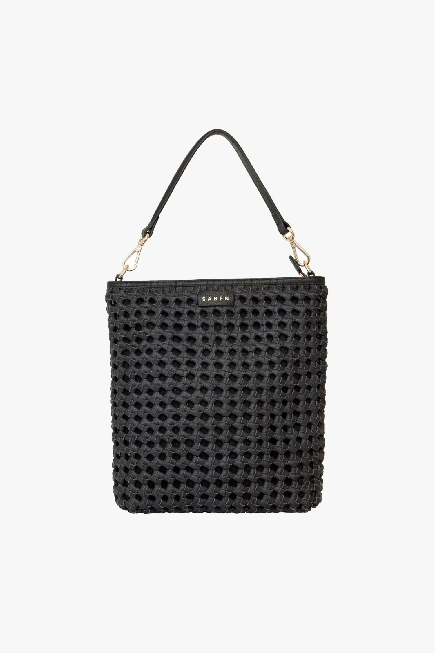 Claudette Black Braid Leather Shoulder Bag 3 Claudette Black Braid Leather Shoulder Bag