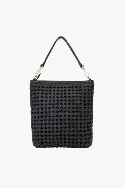 Claudette Black Braid Leather Shoulder Bag 13 Claudette Black Braid Leather Shoulder Bag -Fashion Clothing Store Claudetteblack3