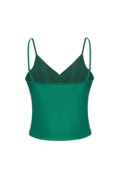 Clique Green Satin Cami -Fashion Clothing Store Cliquegreencami4