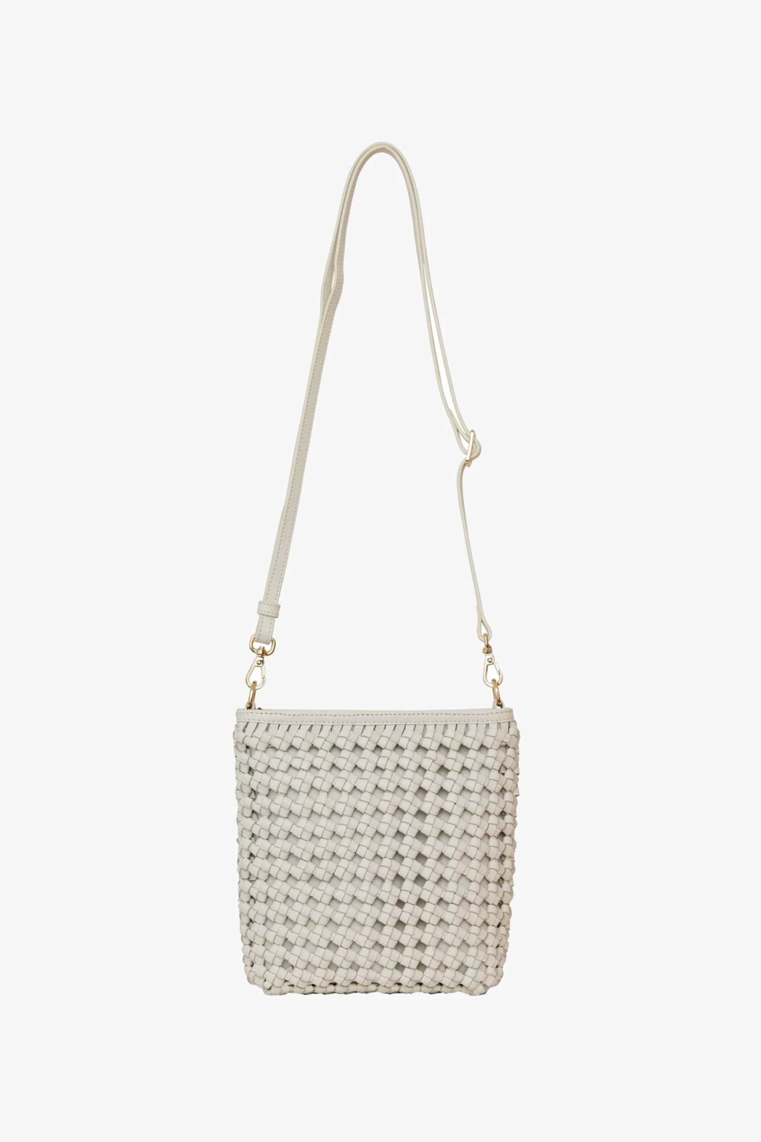 Coco Braid White Leather Bucket Bag 7 Coco Braid White Leather Bucket Bag - Image 5