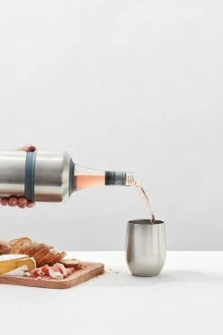 Brushed Stainless Wine Tumbler 7 Brushed Stainless Wine Tumbler -Fashion Clothing Store Collection 2 1