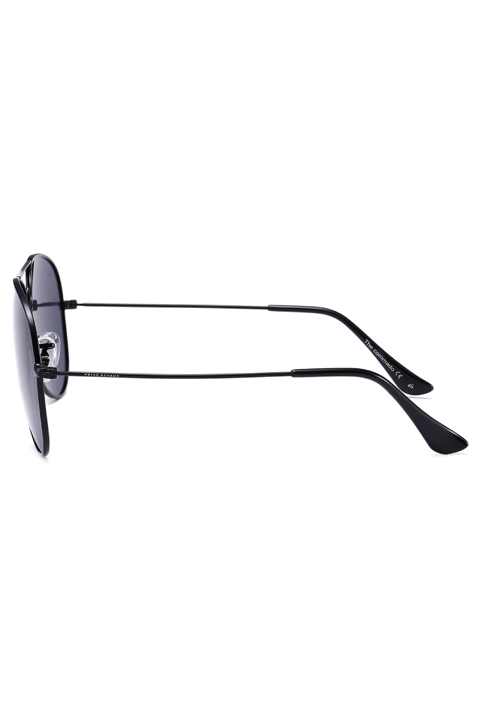 Commando Aviator Caviar Black Black Lens Sunglasses 6 Commando Aviator Caviar Black Black Lens Sunglasses - Image 4