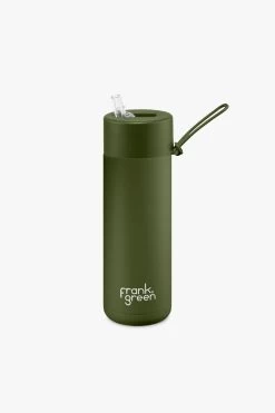 Ceramic Reusable Khaki 595ml Bottle