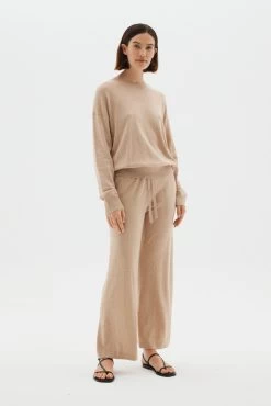 Cotton Cashmere Wide Leg Oat Marle Pant -Fashion Clothing Store CottonCashmereLoungeSweatOatMarle 2033 720x 2x d4666f6b 83fe 4236 8d38 cc447409b1f7