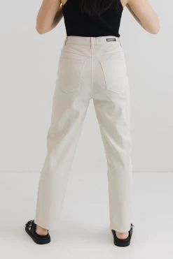 Tommy Ecru High Waist Straight Leg Jean -Fashion Clothing Store D20143ED 34D3 40FF B5CD D9809429A139 1 201 a