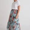 Zoe Blue Palms Elastic Waist Tiered Midi Skirt 1 Zoe Blue Palms Elastic Waist Tiered Midi Skirt -Fashion Clothing Store D4C46A2C 4E17 4A38 B3CC 813651ABA79E 1 105 c