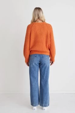 Kind Orange Chunky Crew Neck Jumper 9 Kind Orange Chunky Crew Neck Jumper -Fashion Clothing Store D734CC0F D929 4E8F B2F2 6D88B2E06021 1 105 c