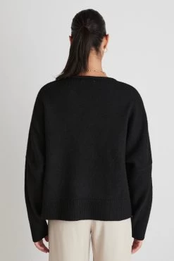 Ida Black Fluffy V-Neck Jumper 11 Ida Black Fluffy V-Neck Jumper -Fashion Clothing Store D9B810DA 5572 4128 9F6D 393F5305042A 1 105 c