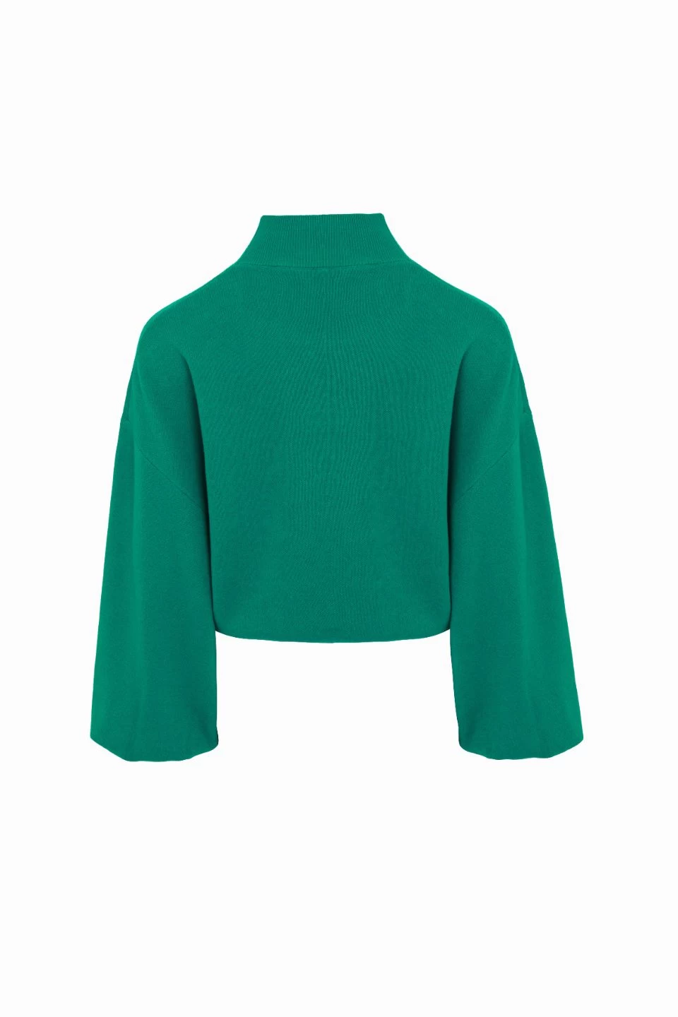 Motivation Palm Green Cotton Fine Knit Boxy Jumper 9 Motivation Palm Green Cotton Fine Knit Boxy Jumper - Image 7