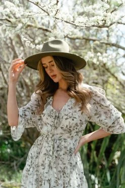 Brixton Field Proper Military Olive Felt Hat 7 Brixton Field Proper Military Olive Felt Hat -Fashion Clothing Store DSC01740