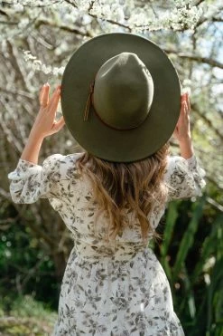 Brixton Field Proper Military Olive Felt Hat 9 Brixton Field Proper Military Olive Felt Hat -Fashion Clothing Store DSC01748