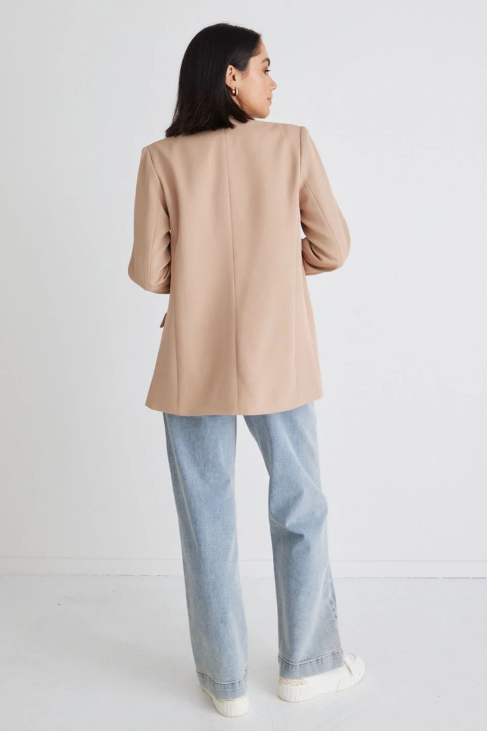 Cooper Caramel Texture Boyfriend Semi Fitted Blazer 6 Cooper Caramel Texture Boyfriend Semi Fitted Blazer - Image 4