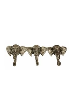 Elephant Hooks In Antique Nickel Finish 300x50x110cm