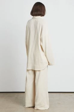 BARE The Crinkle Cream Pants -Fashion Clothing Store ERB3000 ERB5003 CREAM 023 1