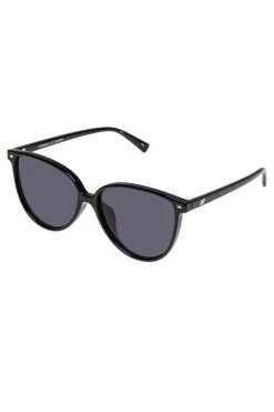 Le Specs Eternally Thin Frame Black Smoke Lens Sunglasses 7 Le Specs Eternally Thin Frame Black Smoke Lens Sunglasses -Fashion Clothing Store EternallyThinFrameBlackSmokeLensSunglasses 2