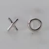 Ex Oh Stud Earrings