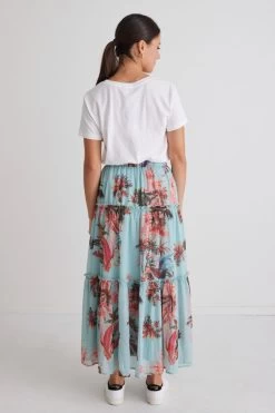 Zoe Blue Palms Elastic Waist Tiered Midi Skirt 11 Zoe Blue Palms Elastic Waist Tiered Midi Skirt -Fashion Clothing Store F0C9867E E3E8 40AA A99A 6E754DB5E643 1 105 c