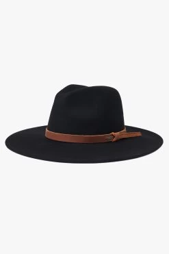 Brixton Field Proper Black Felt Hat