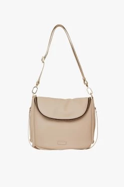 Frankie Fold Over Parchment Shoulder Bag 11 Frankie Fold Over Parchment Shoulder Bag -Fashion Clothing Store FrankieFoldOverParchment