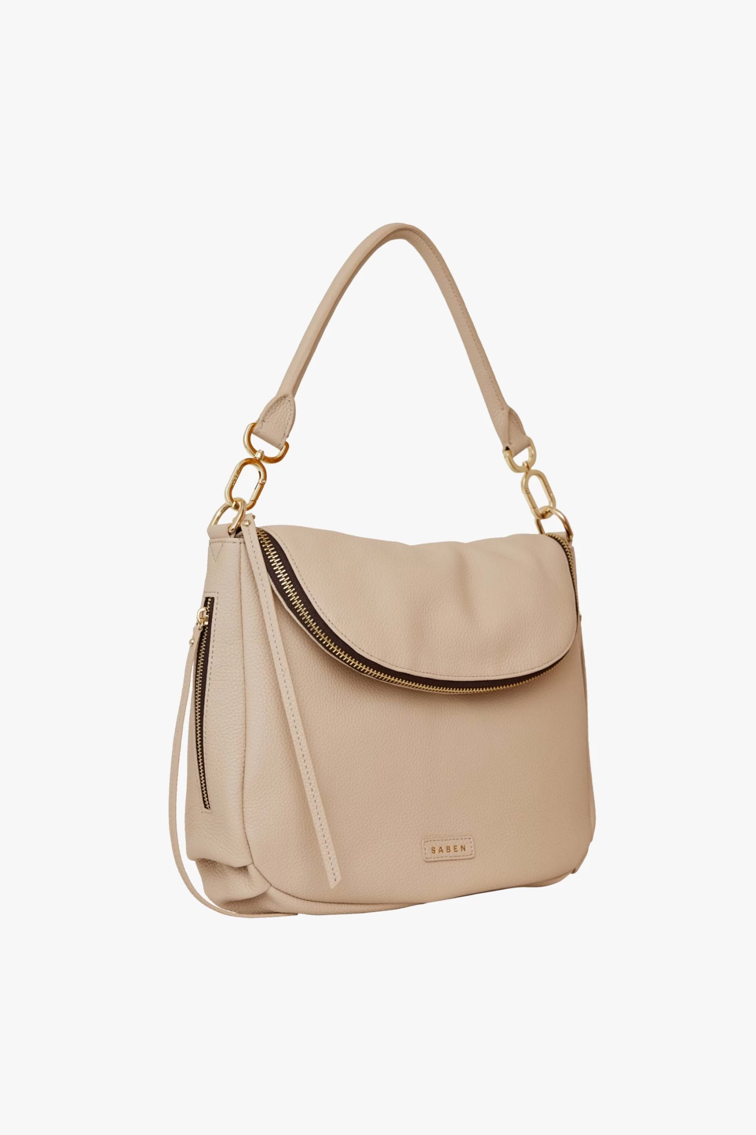 Frankie Fold Over Parchment Shoulder Bag 7 Frankie Fold Over Parchment Shoulder Bag - Image 5
