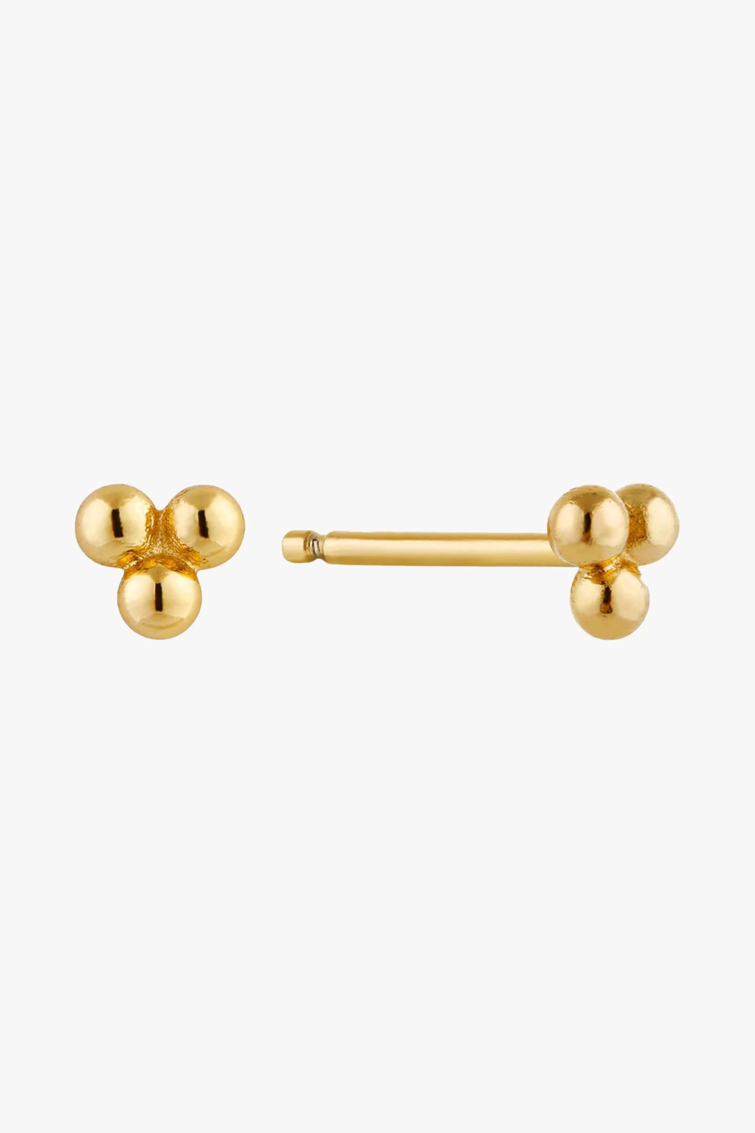 Ania Haie Modern Minimalism Small Gold Three Ball Stud Earrings 3 Ania Haie Modern Minimalism Small Gold Three Ball Stud Earrings