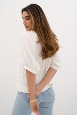 Lagoon Ivory Blouse 5 Lagoon Ivory Blouse -Fashion Clothing Store HS23502 LAGOONBLOUSE WHITE 1400x 1