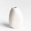 Harmie Pipi Small White Vase 10x9cm 1 Harmie Pipi Small White Vase 10x9cm -Fashion Clothing Store HarmieSmallWhiteVase10x9cm